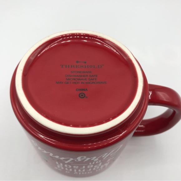 Threshold Red Christmas mug “I’m only a morning person on Christmas" - Picture 8 of 8